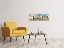 Laden Sie das Bild in den Galerie-Viewer, Leinwandbild Panorama Skyline New York
