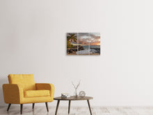 Laden Sie das Bild in den Galerie-Viewer, Leinwandbild 3-teilig Mein Strand