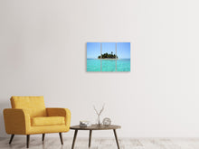 Laden Sie das Bild in den Galerie-Viewer, Leinwandbild 3-teilig Meine eigene Insel