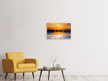 Laden Sie das Bild in den Galerie-Viewer, Leinwandbild 3-teilig Fantastische Abendstimmung