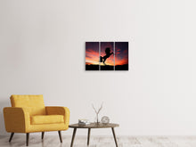 Laden Sie das Bild in den Galerie-Viewer, Leinwandbild 3-teilig Fabelwesen