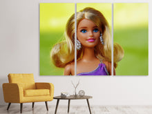 Laden Sie das Bild in den Galerie-Viewer, Leinwandbild 3-teilig Moderne Prinzessin