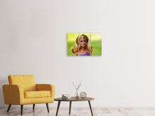Laden Sie das Bild in den Galerie-Viewer, Leinwandbild 3-teilig Moderne Prinzessin