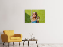 Laden Sie das Bild in den Galerie-Viewer, Leinwandbild 3-teilig Meine Lieblingspuppe