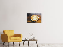 Laden Sie das Bild in den Galerie-Viewer, Leinwandbild 3-teilig Kaffee-Pause