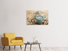 Laden Sie das Bild in den Galerie-Viewer, Leinwandbild 3-teilig Heisser Kaffee