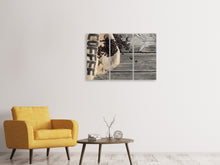 Laden Sie das Bild in den Galerie-Viewer, Leinwandbild 3-teilig Lieblings Kaffeebohnen