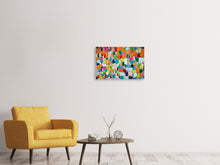 Laden Sie das Bild in den Galerie-Viewer, Leinwandbild 3-teilig Mosaik Steine