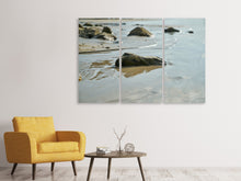 Laden Sie das Bild in den Galerie-Viewer, Leinwandbild 3-teilig Strand Momente