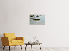 Laden Sie das Bild in den Galerie-Viewer, Leinwandbild 3-teilig Strand Momente