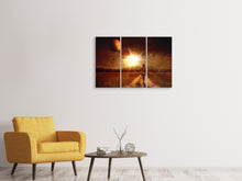 Laden Sie das Bild in den Galerie-Viewer, Leinwandbild 3-teilig Leidenschaft