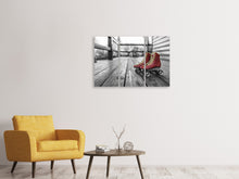 Laden Sie das Bild in den Galerie-Viewer, Leinwandbild 3-teilig Retro Rollschuhe