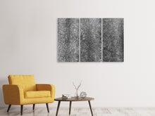 Laden Sie das Bild in den Galerie-Viewer, Leinwandbild 3-teilig Beton Abstrakt