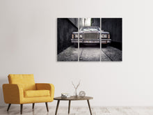 Laden Sie das Bild in den Galerie-Viewer, Leinwandbild 3-teilig Retro Auto