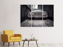 Laden Sie das Bild in den Galerie-Viewer, Leinwandbild 3-teilig Retro Auto