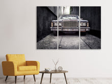 Laden Sie das Bild in den Galerie-Viewer, Leinwandbild 3-teilig Retro Auto