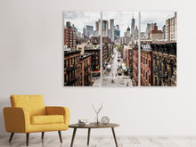 Laden Sie das Bild in den Galerie-Viewer, Leinwandbild 3-teilig Irgendwo in Manhattan