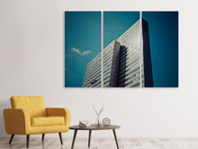 Laden Sie das Bild in den Galerie-Viewer, Leinwandbild 3-teilig Urbane Architektur