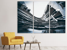 Laden Sie das Bild in den Galerie-Viewer, Leinwandbild 3-teilig Aussergewöhnliche Architektur