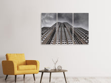 Laden Sie das Bild in den Galerie-Viewer, Leinwandbild 3-teilig Empire State Building