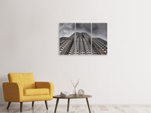 Laden Sie das Bild in den Galerie-Viewer, Leinwandbild 3-teilig Empire State Building