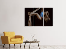 Laden Sie das Bild in den Galerie-Viewer, Leinwandbild 3-teilig Die Artistin