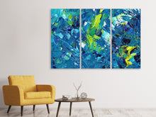 Laden Sie das Bild in den Galerie-Viewer, Leinwandbild 3-teilig Wand Malerei