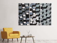 Laden Sie das Bild in den Galerie-Viewer, Leinwandbild 3-teilig 3D Design
