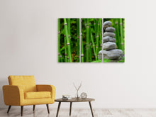 Laden Sie das Bild in den Galerie-Viewer, Leinwandbild 3-teilig XL Feng Shui