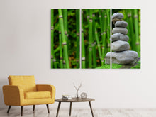 Laden Sie das Bild in den Galerie-Viewer, Leinwandbild 3-teilig XL Feng Shui