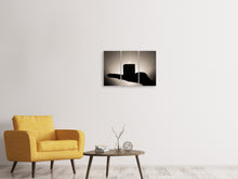 Laden Sie das Bild in den Galerie-Viewer, Leinwandbild 3-teilig Aroma Kerze
