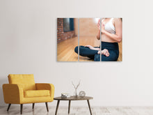 Laden Sie das Bild in den Galerie-Viewer, Leinwandbild 3-teilig Entspanntes Yoga