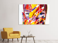 Laden Sie das Bild in den Galerie-Viewer, Leinwandbild 3-teilig Make up Kunst