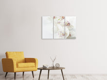 Laden Sie das Bild in den Galerie-Viewer, Leinwandbild 3-teilig Fantastische Orchideen