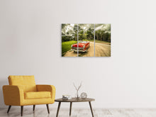 Laden Sie das Bild in den Galerie-Viewer, Leinwandbild 3-teilig Ein Oldtimer in Kuba