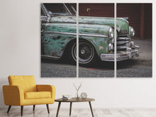 Laden Sie das Bild in den Galerie-Viewer, Leinwandbild 3-teilig Oldtimer Lack ab