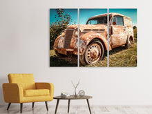 Laden Sie das Bild in den Galerie-Viewer, Leinwandbild 3-teilig Oldtimer mit Rost