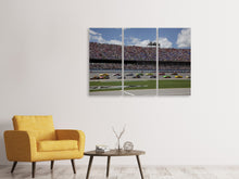 Laden Sie das Bild in den Galerie-Viewer, Leinwandbild 3-teilig In Nascar