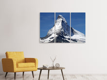 Laden Sie das Bild in den Galerie-Viewer, Leinwandbild 3-teilig Matterhorn Schweiz