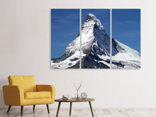 Laden Sie das Bild in den Galerie-Viewer, Leinwandbild 3-teilig Matterhorn Schweiz