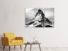 Laden Sie das Bild in den Galerie-Viewer, Leinwandbild 3-teilig Das prachtvolle Matterhorn