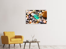 Laden Sie das Bild in den Galerie-Viewer, Leinwandbild 3-teilig Bunte Edelsteine XXL