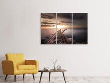 Laden Sie das Bild in den Galerie-Viewer, Leinwandbild 3-teilig Mythologie Meer