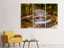 Laden Sie das Bild in den Galerie-Viewer, Leinwandbild 3-teilig Blubb