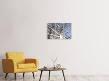 Laden Sie das Bild in den Galerie-Viewer, Leinwandbild 3-teilig Wendeltreppe aus Metall
