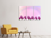 Laden Sie das Bild in den Galerie-Viewer, Leinwandbild 3-teilig Süsse Tulpen