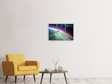 Laden Sie das Bild in den Galerie-Viewer, Leinwandbild 3-teilig Spektakuläres Satelliten Bild