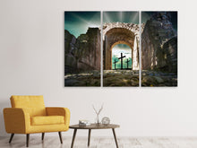Laden Sie das Bild in den Galerie-Viewer, Leinwandbild 3-teilig Das Steintor