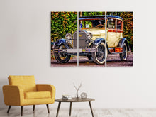 Laden Sie das Bild in den Galerie-Viewer, Leinwandbild 3-teilig Gepflegter Oldtimer