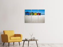 Laden Sie das Bild in den Galerie-Viewer, Leinwandbild 3-teilig Muizenberg Kapstadt